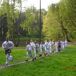 Trening w Parku Wolności w Brzegu – 2006